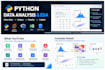 analyze, clean, and visualize data using python