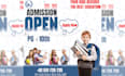 educational activity and school ads design