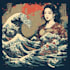 custom awesome tshirt illustration and tshirt design