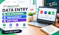 do data entry, copy paste and PDF conversion