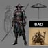 design a fantasy, dark fantasy character concept