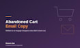 write a persuasive abandoned cart recovery email