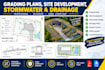 design grading plans, site development, stormwater and drainage