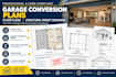 design garage conversion plans, floor plans, structural permit