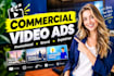 authentic create commercial video ads, promotional or explainer videos ads