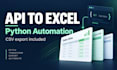 integrate an API with python and export data to excel or CSV