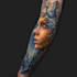 be design full tattoo sleeve in your style