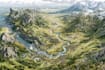 create illustrated city, road and location maps