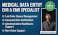 provide hipaa compliant medical data entry and ehr support