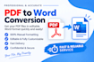 convert PDF to editable word document