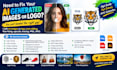 edit ai image and logo, text editing, flaw fixing, upscale, tracing, png, jpeg
