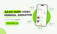 create a saas demo video and explainer animation