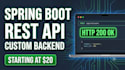 develop java spring boot rest API and microservices with docker AWS