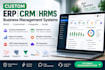 develop laravel erp CRM hrms