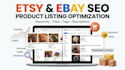 do etsy ebay SEO, product listing optimization and marketplace listing