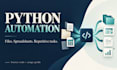 write or fix python scripts and small automation tools
