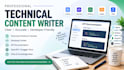 be your technical writer for articles, guides, and documentation