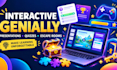 create interactive genially presentations gamification quizzes, course design