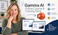 gamma ai online courses presentation and training deck design in powerpoint pp