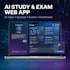 build an ai study, exam and education web app