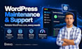 provide monthly wordpress website maintenance and support