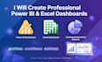 do professional data analysis and excel dashboard with charts