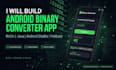 build android binary converter app