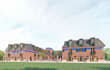 design a residential building facade and architectural concept