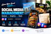 manage your social media, create posts and reels