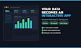 build an interactive streamlit web app for your data