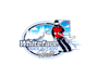 create professional and awesome skiing logo design