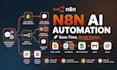 build n8n ai agent, multi ai agent automation for wordpress website