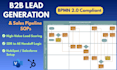 create professional b2b lead generation and sales pipeline sop flowcharts