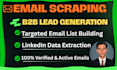 do targeted email scraping and b2b lead generation
