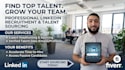 source top talent and recruit qualified candidates using linkedin