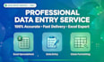 do accurate data entry and excel spreadsheet