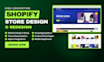 storebuild shopify website, shopify dropshipping store design, redesign expert