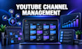 manage your youtube channel with strategy SEO publishing and analytics