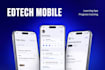 mobile app design edtech education app UI UX figma