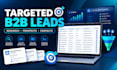 provide targeted b2b lead generation and business leads