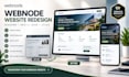 webnode website redesign modern responsive business website revamp UI UX design