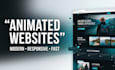 build modern animated responsive website