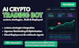 build ai crypto trading bot, backtest, deploy your custom trading bot strategy