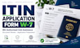 prepare as a irs certified agent your itin application