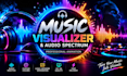 create a music visualizer and audio spectrum animation