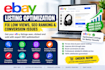 fix ebay listings low views SEO ranking conversion issues