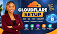 setup cloudflare dns SSL CDN security and fix cloudflare errors