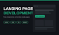 build a fast, responsive landing page