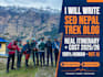 write SEO nepal trek blog with real itinerary and cost