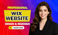 create wix website, wix website design, redesign and website development